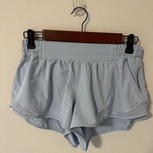 Light Blue Lululemon Shorts